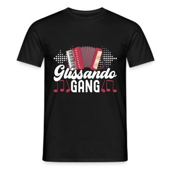 Accordéoniste Accordéoniste - T-shirt homme - noir - Devant - AI Model Male 178 light (178cm)