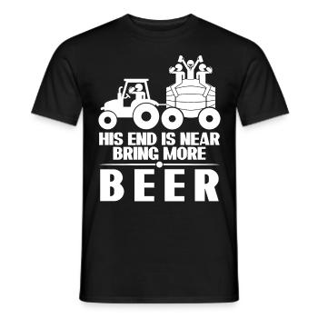 Groom Beer Best Man Groomsmen - Men's T-Shirt - black - Front - AI Model Male 178 light (178cm)