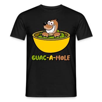 Avocado Tortilla Chips Guacamole Mexico - Männer T-Shirt - Schwarz - Vorne - AI Model Male 178 light (178cm)