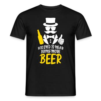 Groomsmen Groom Beer Best Man - Männer T-Shirt - Schwarz - Vorne - AI Model Male 178 light (178cm)