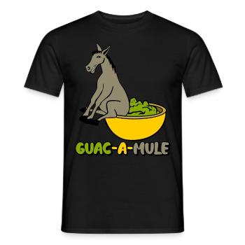 Mule Guacamole Tortilla Chips Avocado - Männer T-Shirt - Schwarz - Vorne - AI Model Male 178 light (178cm)