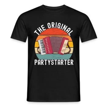 Accordéoniste Accordéoniste - T-shirt homme - noir - Devant - AI Model Male 178 light (178cm)
