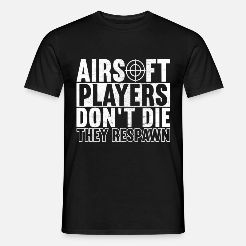 Airsoft Waffe Airsoft Hobby - Männer T-Shirt - Schwarz