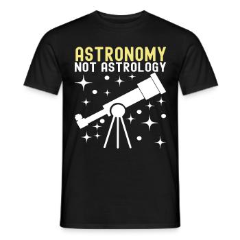 Atronome Astronomie - Männer T-Shirt - Schwarz - Vorne - AI Model Male 178 light (178cm)