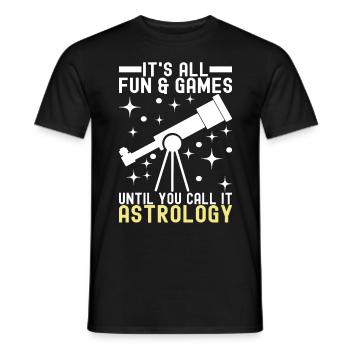Atronome Astronomie - Männer T-Shirt - Schwarz - Vorne - AI Model Male 178 light (178cm)