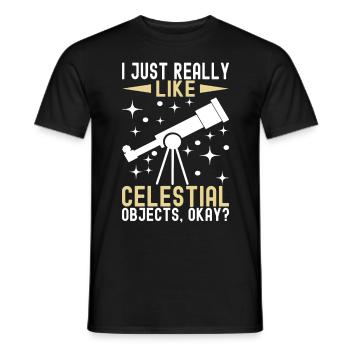 Atronome Astronomie - Männer T-Shirt - Schwarz - Vorne - AI Model Male 178 light (178cm)