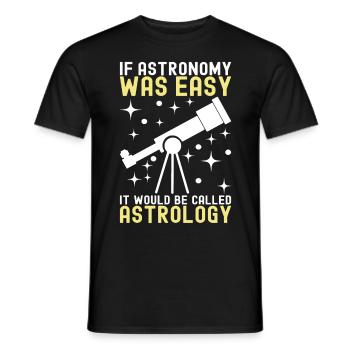 Atronome Astronomie - Männer T-Shirt - Schwarz - Vorne - AI Model Male 178 light (178cm)