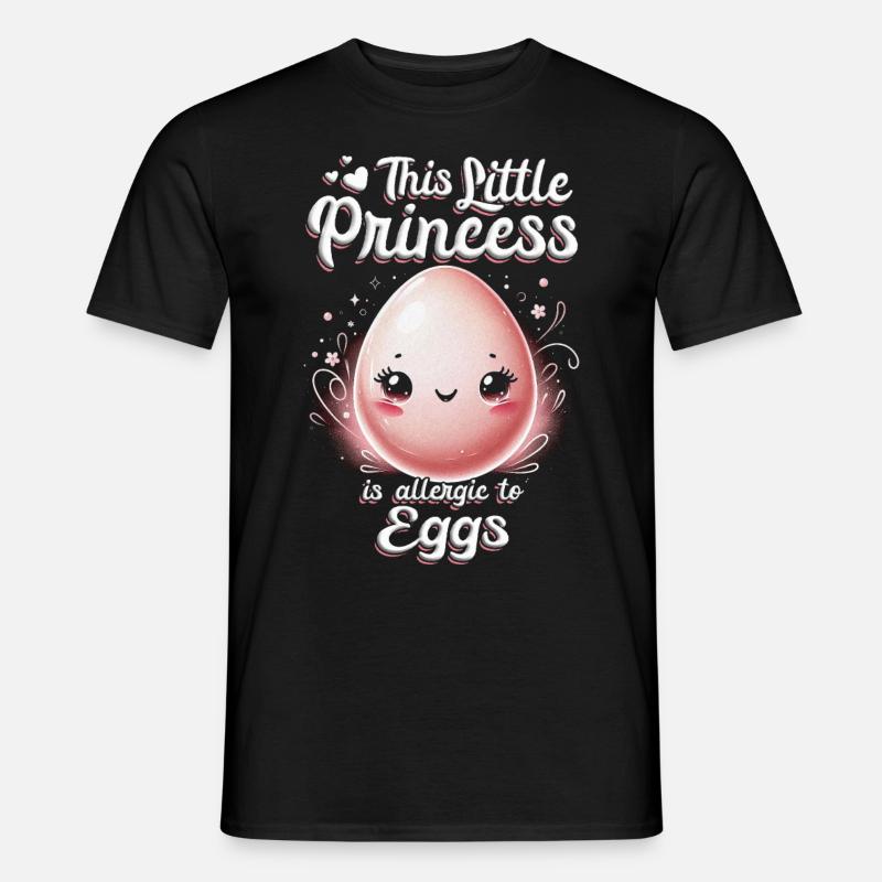 Egg Allergy Allergic To Eggs - Men’s T-shirt - black