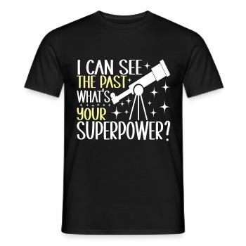 Astronomie astronome - T-shirt homme - noir - Devant - AI Model Male 178 light (178cm)