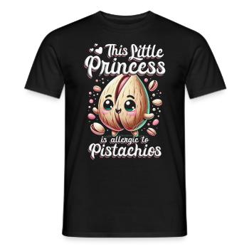 Pistachio allergy - Men's T-Shirt - black - Front - AI Model Male 178 light (178cm)