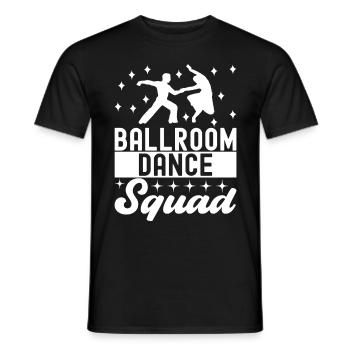 Ballroom Dance Ballroom Dancers Ballroom Dancers - Men's T-Shirt - black - Front - AI Model Male 178 light (178cm)