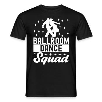 Ballroom Dance Ballroom Dancers Ballroom Dancers - Men's T-Shirt - black - Front - AI Model Male 178 light (178cm)