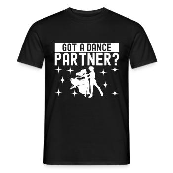 Ballsaal Tanz Ballsaaltänzer Gesellschaftstänzer - Männer T-Shirt - Schwarz - Vorne - AI Model Male 178 light (178cm)