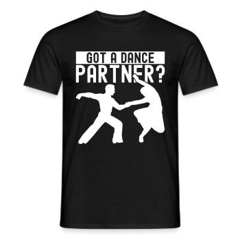 Ballsaal Tanz Ballsaaltänzer Gesellschaftstänzer - Männer T-Shirt - Schwarz - Vorne - AI Model Male 178 light (178cm)