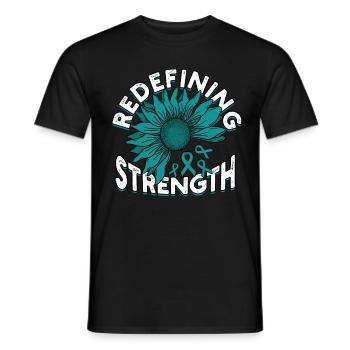 detoxification withdrawal addictive redefining strength - Men's T-Shirt - black - Front - AI Model Male 178 light (178cm)