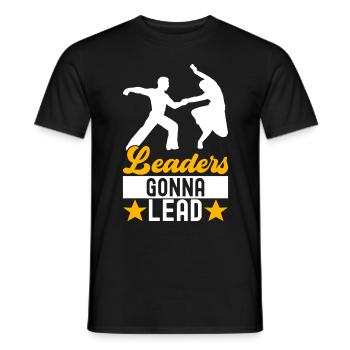 Ballroom Dance Ballroom Dancers Ballroom Dancers - Men's T-Shirt - black - Front - AI Model Male 178 light (178cm)