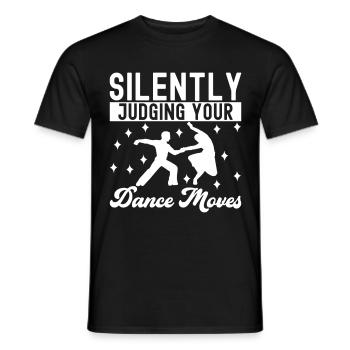 Ballsaal Tanz Ballsaaltänzer Gesellschaftstänzer - Männer T-Shirt - Schwarz - Vorne - AI Model Male 178 light (178cm)