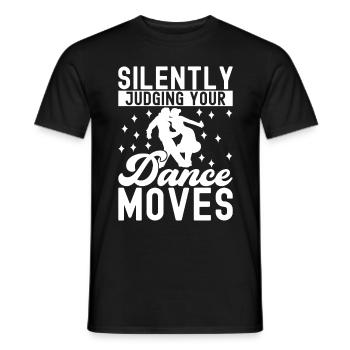 Ballsaal Tanz Ballsaaltänzer Gesellschaftstänzer - Männer T-Shirt - Schwarz - Vorne - AI Model Male 178 light (178cm)