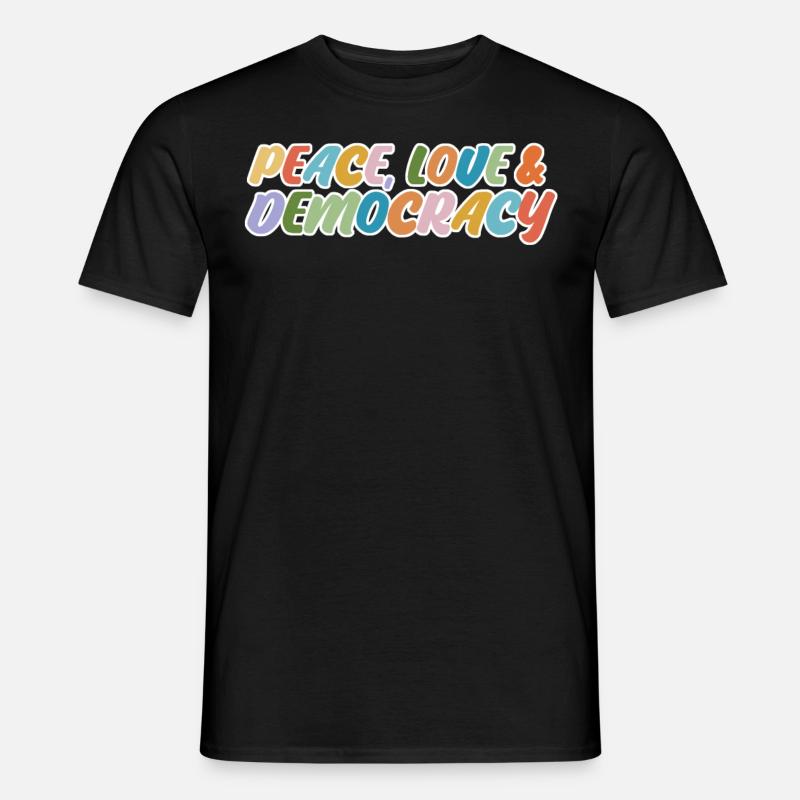 Democratic Elections Democracy - Männer T-Shirt - Schwarz
