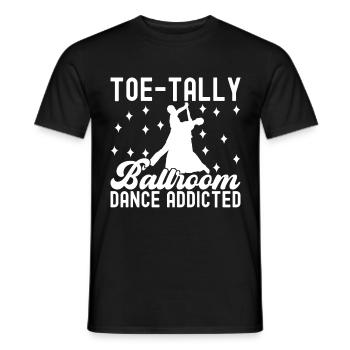 Ballroom Dance Ballroom Dancers Ballroom Dancers - Men's T-Shirt - black - Front - AI Model Male 178 light (178cm)