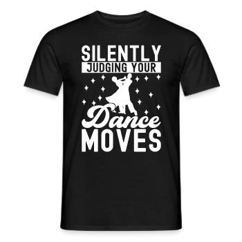 Ballsaal Tanz Ballsaaltänzer Gesellschaftstänzer - Männer T-Shirt - Schwarz - Vorne - AI Model Male 178 light (178cm)