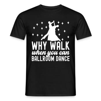 Danse de salon Danseuses de salon Danseuses de salon Danseuses de salon - T-shirt homme - noir - Devant - AI Model Male 178 light (178cm)