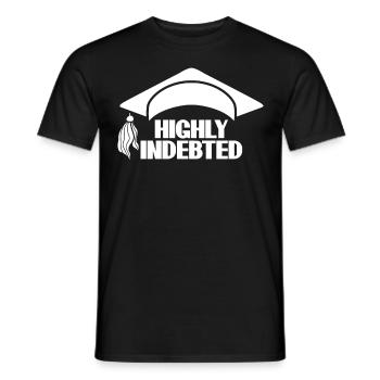 Tuition Fee Semester Fee Students - Men's T-Shirt - black - Front - AI Model Male 178 light (178cm)