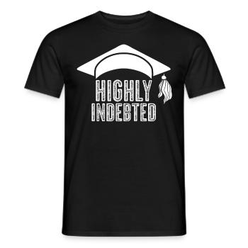Semester Fee Students Tuition Fee - Men's T-Shirt - black - Front - AI Model Male 178 light (178cm)