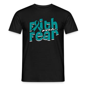 detoxification withdrawal addict fith over fear - Men's T-Shirt - black - Front - AI Model Male 178 light (178cm)