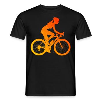 VTT Cyclisme Vélo Homme - T-shirt homme - noir - Devant - AI Model Male 178 light (178cm)