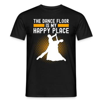 Ballsaal Tanz Ballsaaltänzer Gesellschaftstänzer - Männer T-Shirt - Schwarz - Vorne - AI Model Male 178 light (178cm)
