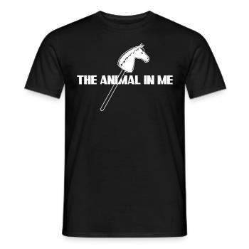 Hobby Horsing Scherzo Hobby Cavallo - T-shirt uomo - nero - Fronte - AI Model Male 178 light (178cm)