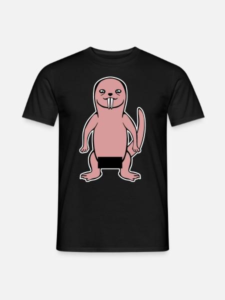 Naked Mole Rat - Men's T-Shirt - black