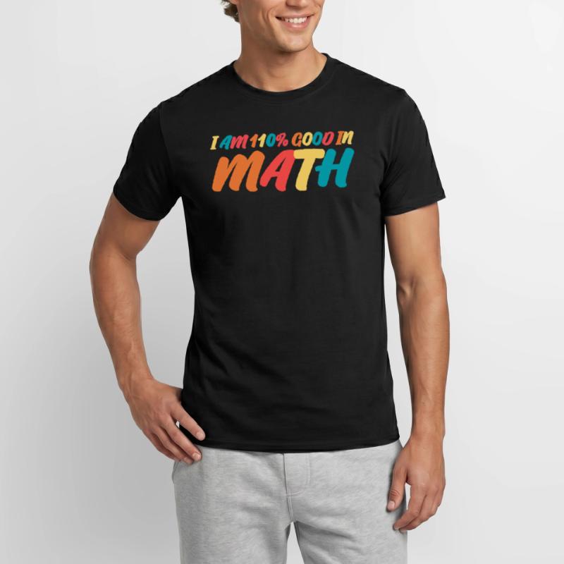Math Teacher Maths Mathematics Physics Männer T-Shirt
