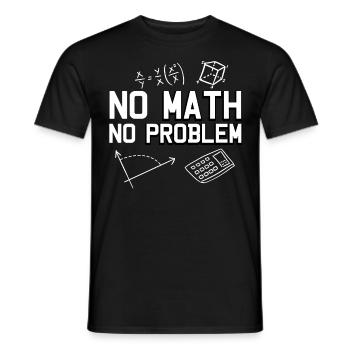 Maths Mathematics Physics Math Teacher - Männer T-Shirt - Schwarz - Vorne - AI Model Male 178 light (178cm)