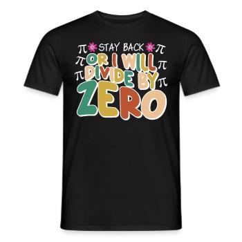 Mathématiques Professeur de mathématiques Mathématiques - T-shirt homme - noir - Devant - AI Model Male 178 light (178cm)
