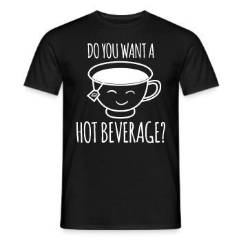 Teapot Tea Cup Tea Mug Tea Bag - Men's T-Shirt - black - Front - AI Model Male 178 light (178cm)
