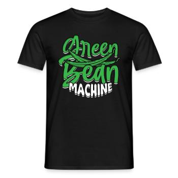 Grüner Bohnenauflauf Green Bean Casserole - Men's T-Shirt - black - Front - AI Model Male 178 light (178cm)