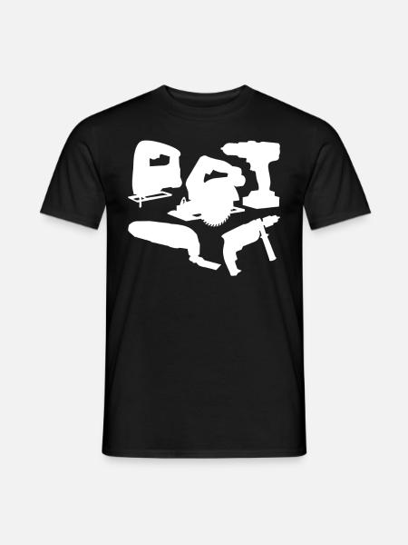 Power Tools Electric Tools Tool - Männer T-Shirt - Schwarz