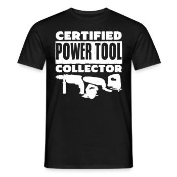Tool Guy Craftsman Power Tools - Men's T-Shirt - black - Front - AI Model Male 178 light (178cm)