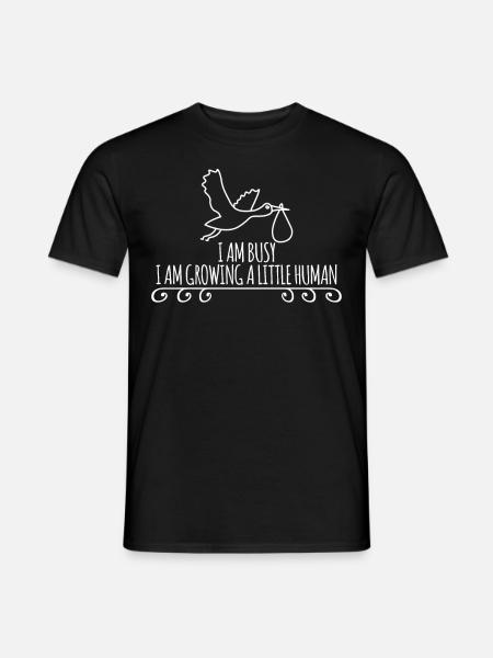 Grossesse Bébé Mama enceinte - T-shirt homme - noir