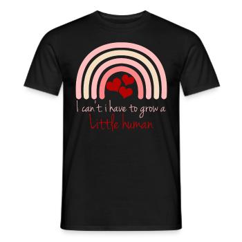 Pregnancy Expecting Pregnant Baby Mother - Männer T-Shirt - Schwarz - Vorne - AI Model Male 178 light (178cm)