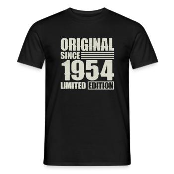 Original depuis 2004 Anniversaire 20 ans - T-shirt homme - noir - Devant - AI Model Male 178 light (178cm)