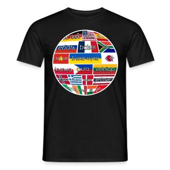 Misanthrope Grumpy Curse Words - Männer T-Shirt - Schwarz - Vorne - AI Model Male 178 light (178cm)