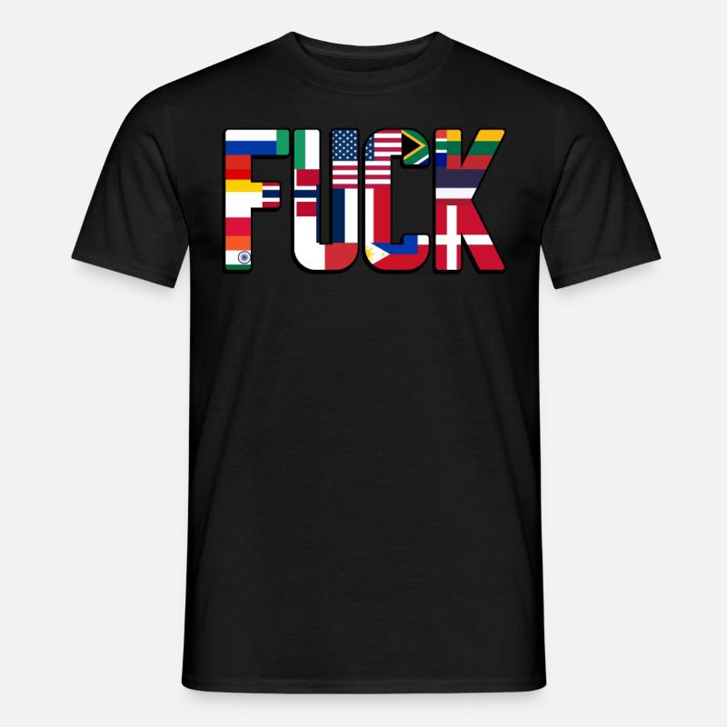 Curse Words Grumpy - Männer T-Shirt - Schwarz