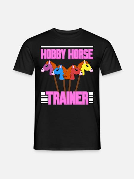 Hobby Cavallo Hobby Horsing Equitazione - T-shirt uomo - nero