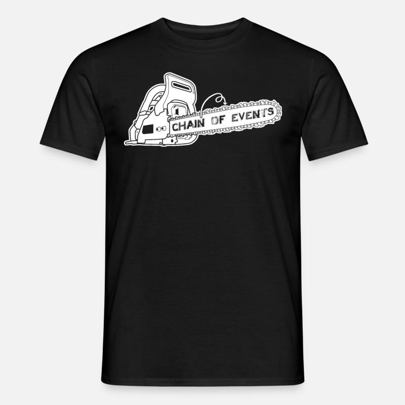 Chainsaw Chain Saw Chainsaws - Men's T-shirt - black