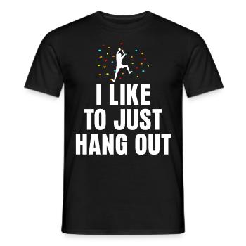 Escalade de bloc Bloc - T-shirt homme - noir - Devant - AI Model Male 178 light (178cm)