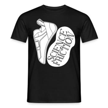 Chaussures d’escalade de bloc Boulder Chalk - T-shirt homme - noir - Devant - AI Model Male 178 light (178cm)