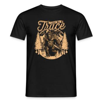 Lumberjack Lumberjack Lumberjack Leaf No Trace - Men's T-Shirt - black - Front - AI Model Male 178 light (178cm)